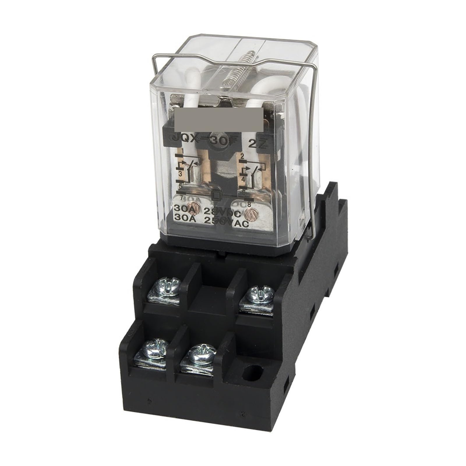 Relais JQX-30F 30A AC 220V commutateur haute capacité JQX-30F-2Z pour armoire d'automatisation