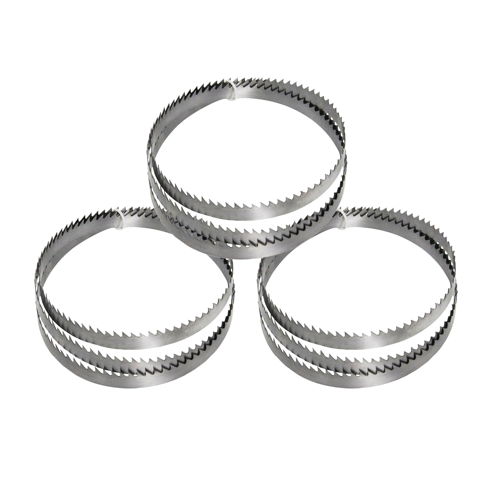 Lot de 3 Lames de Scie à Ruban 2240 x 16 x 0.5 mm 4 dents, Lames de Scie à Bois - Pour Bois Plastique