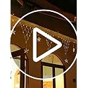 Christmas Lights Outdoor Decorations 218 LED 13.8ft Curtain Fairy Lights with 12 Drops, Clear Wire LED String Light Decor with 8 Modes for Wedding Party Holiday Christmas Indoor Outdoor Decor - Image 7
