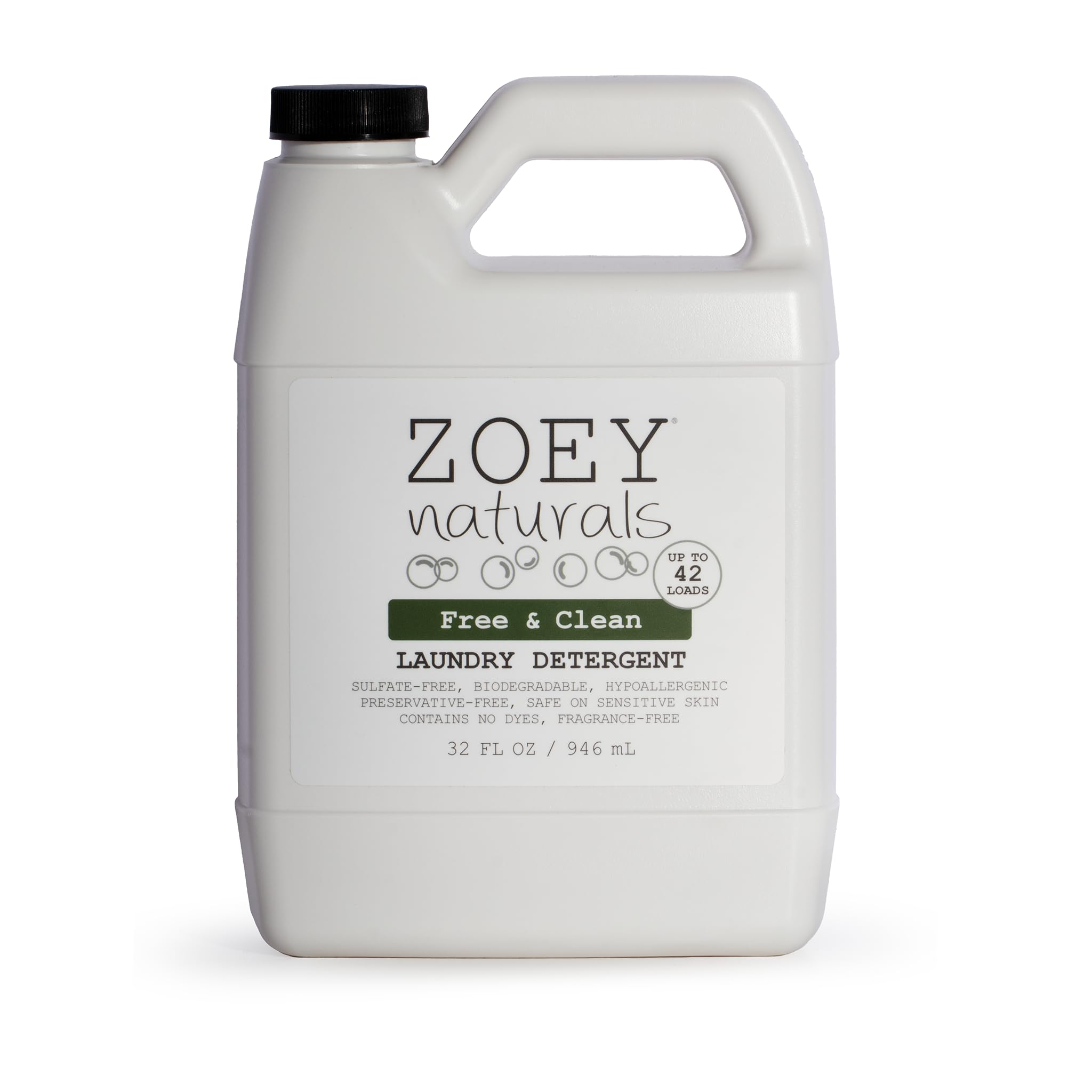 Zoey Naturals - Baby Laundry Detergent, Free & Clean