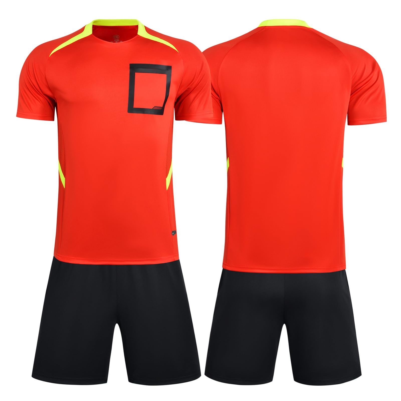 Uniforme de Árbitro Deportivo con Manga Corta - Secado Rápido para Adultos y Adolescentes