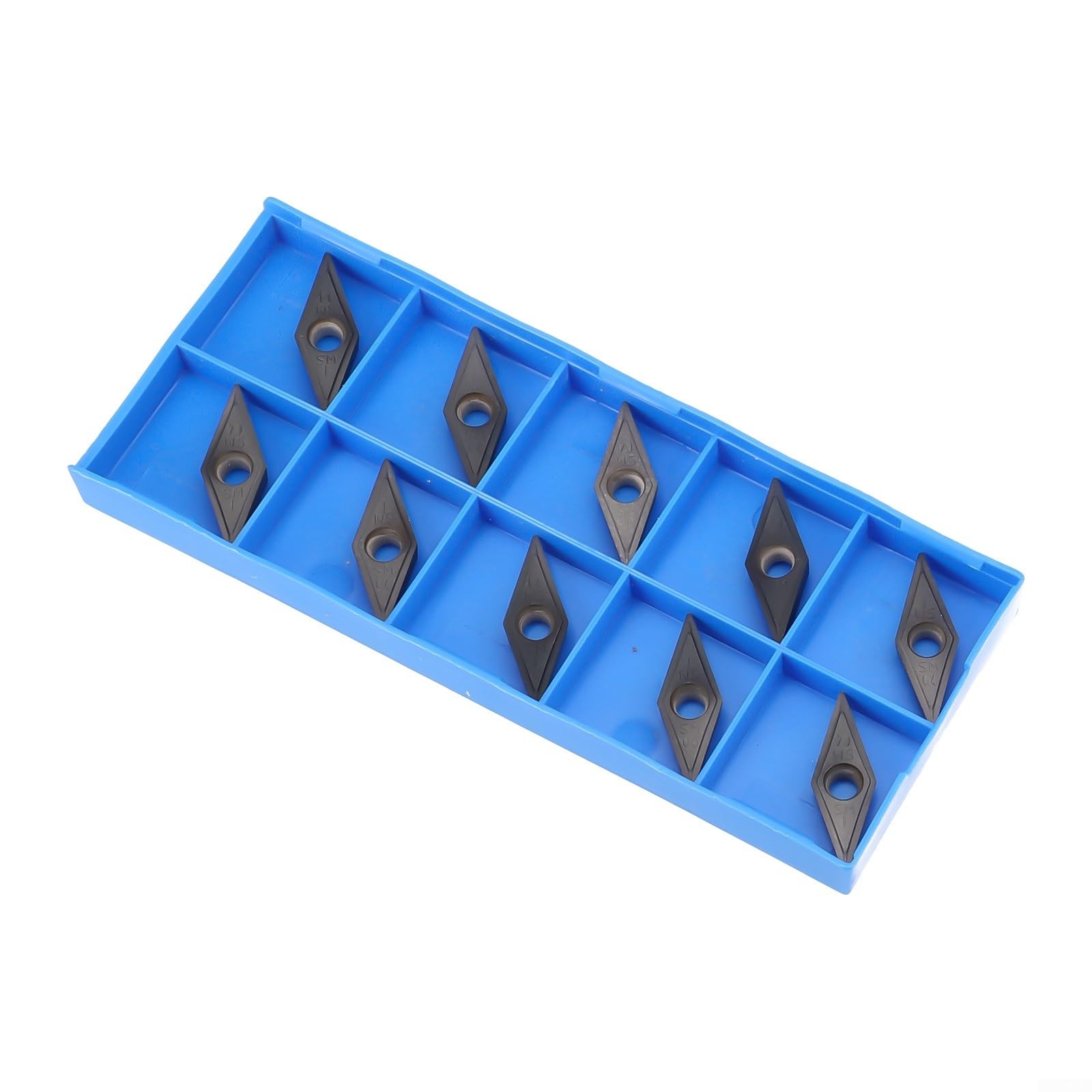 10 piezas VCMT160404-SM Placa de carburo de tungsteno para mecanizado de acero de alta resistencia al desgaste para tornos CNC compatible con soportes SVJCR, modelo VCMT331-SM IC907