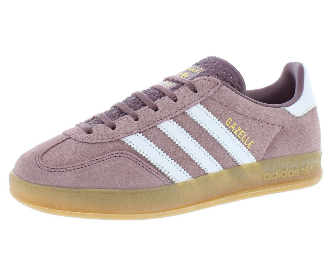 新品 アディダス W ガゼル インドア シャドウバイオレット ホワイト 27.0 Amazon | adidas レディース ガゼル インドア W シューズ, 藤色/白