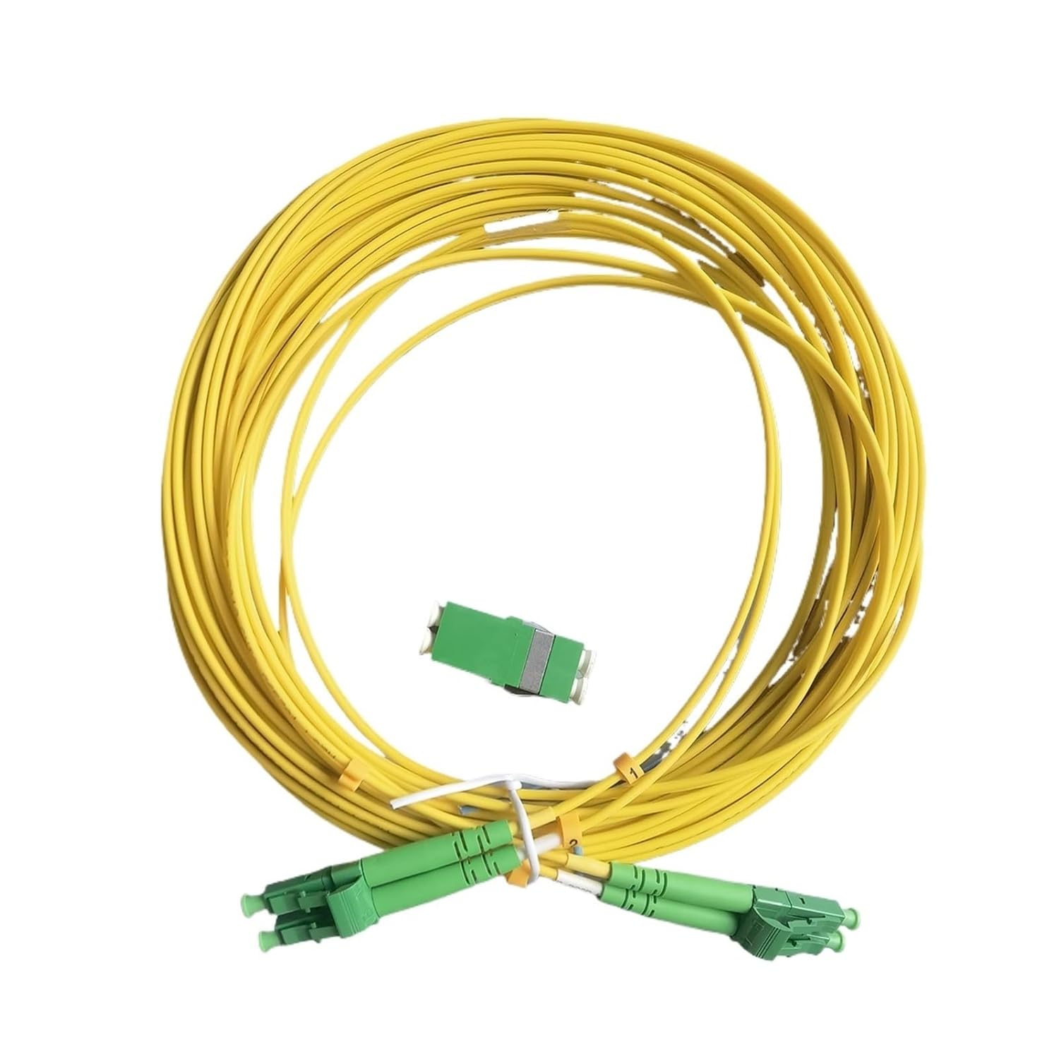 Fiber Optic Cable Single Mode Duplex LC/APC-LC/APC G657A1 LSZH FTTH 2.0mm Extension Cable(300cm 2Core LC APC ADP)