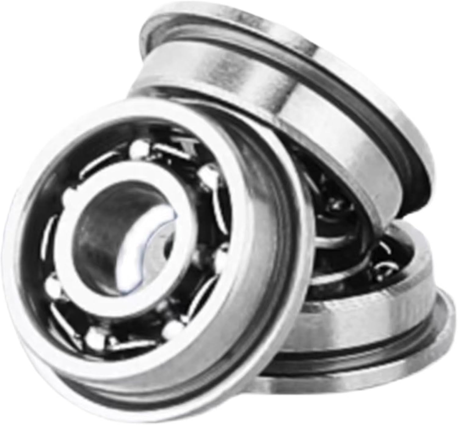 Miniature high-Speed Flange with Small Bearing for Water Bomb Box Toys MF63K,MF73K,MF83K,MF93K, Open 3 * 8 * 2.5mm(MK93K)