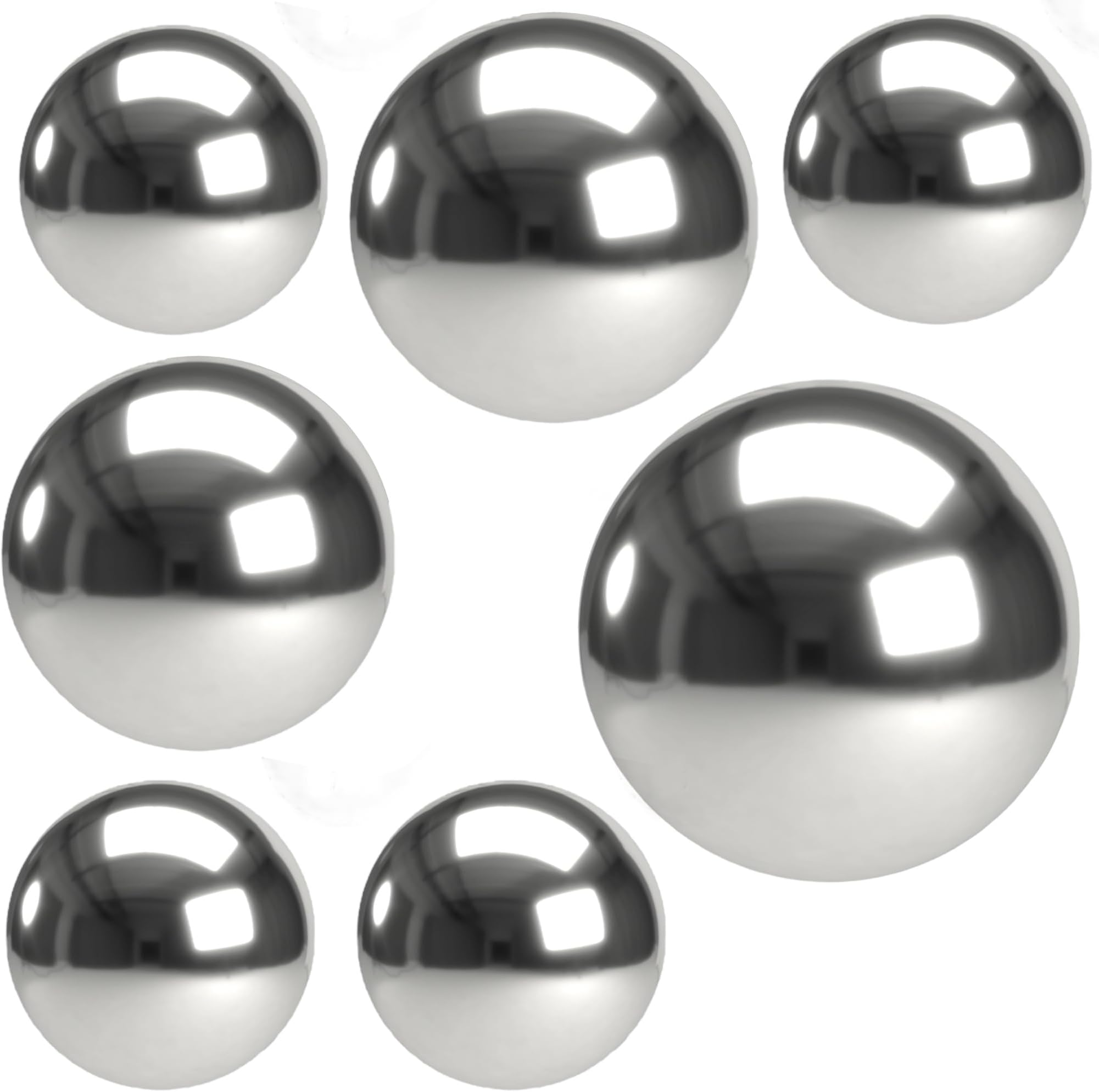 Geschenkestadl XXL Dekokugel Silberkugel ca. Ø 30 cm Silber Glanz aus