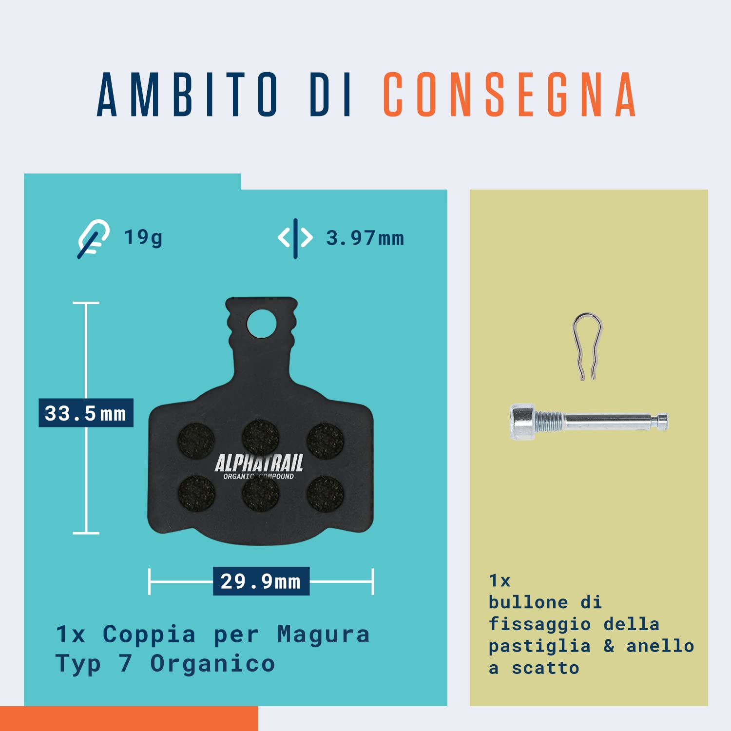 Ricambio Freni Bici Sixpack Pastiglie Freni Sinterizzate MAGURA MT5 - Set Da 4 Pistoni Nero Pastiglie Freno Mtb 4 Pistoni Performance - Foto 8