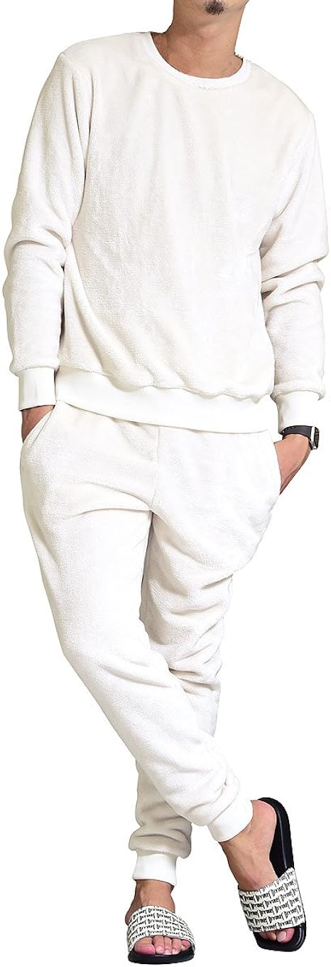 Amazon ジョーカーセレクト Joker Select セットアップ メンズ ベロア マイクロ フリース トレーナー ジョガーパンツ ロングパンツ 通販