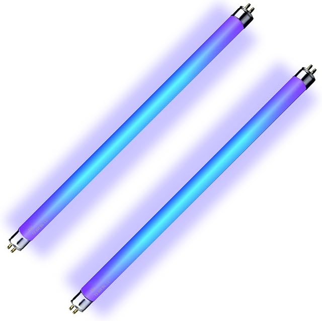 Fly-Bye Replacement UV Light Tube Bulbs for Fly Killers - Fly Killers for the Home - Non-toxic Unlike Fly Spray - Electric Fly Killer Indoor - Fluorescent FSL Tubes - 2 x 8W
