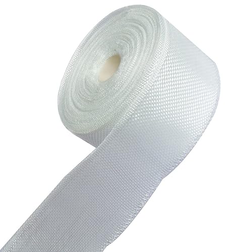Miniatura 9 de Cinta de tela de fibra de vidrio  6 oz  Cinta de malla de fibra de vidrio, reparación y refuerzo de aislamiento térmico E-Glass Tamaño 1 pulgada de