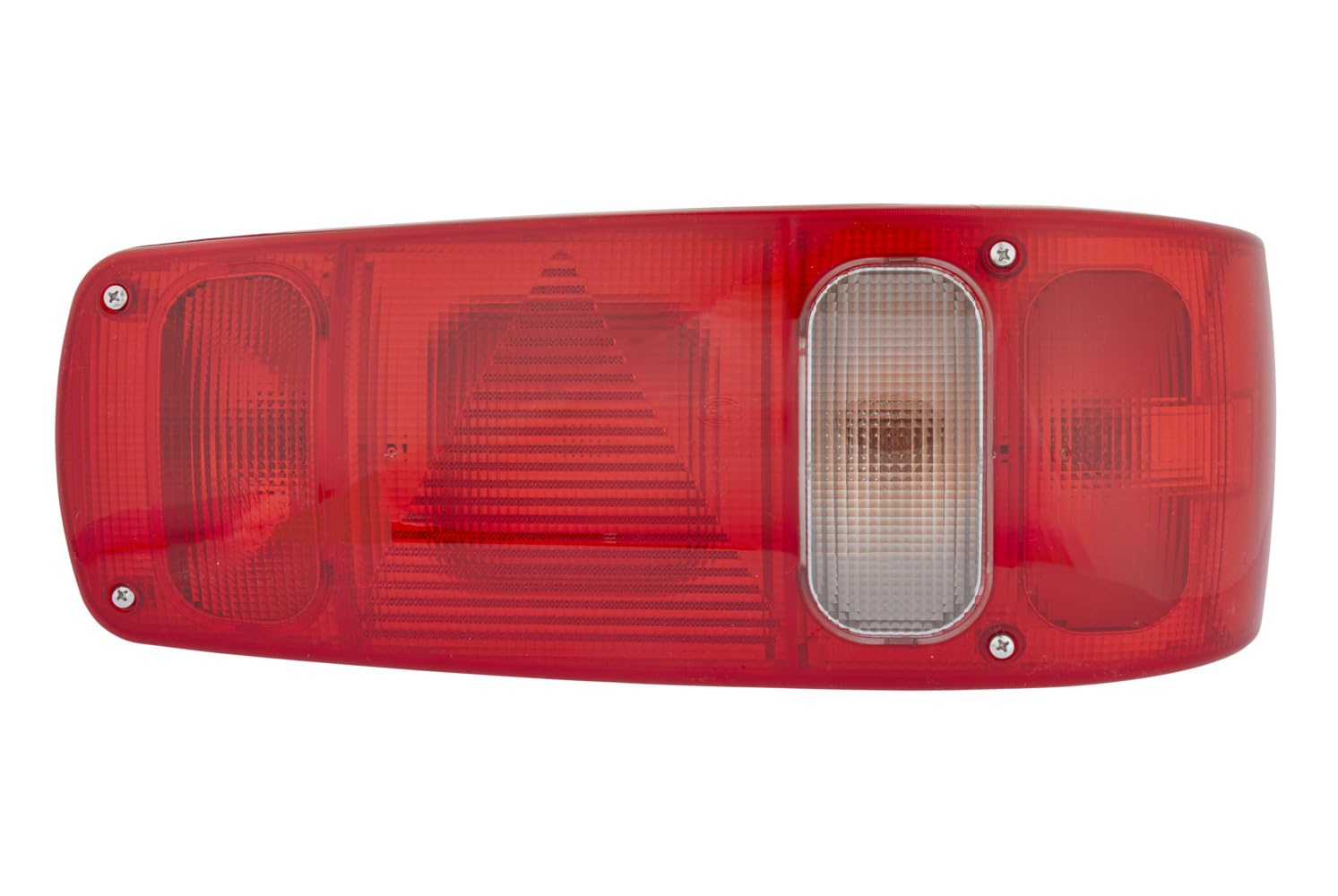HELLA Rückleuchte - Caraluna I - Glühlampe - 12V - Einbau/geschraubt - ECE/nicht SAE - Lichtscheibenfarbe: weiß/rot - Stecker: Flachstecker - rechts - Menge: 1-2VP 007 502-041