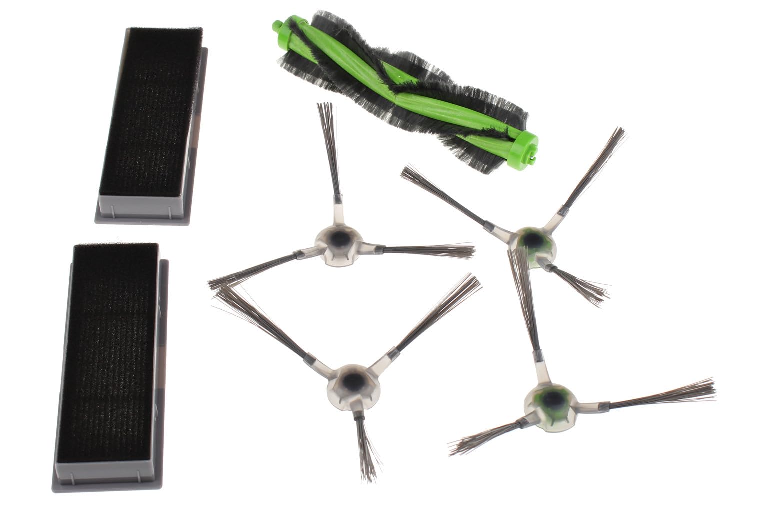iRobot Originalteile - Originales Zubehör, Wartungskit für Roomba Combo R-Serie, Enthält: 1x Borstengummibürste, 2X Filter, 4X Seitenbürsten, Grau, Grün, Weiß, Kompatibilität mit Roomba Combo R-Serie