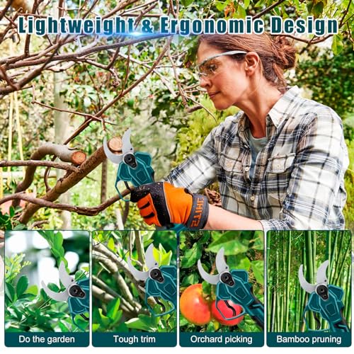 Sécateur électrique 65mm pour tailler sans effort les branches dures du jardin - 6
