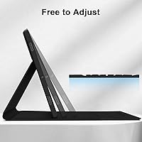 Vista 6 de GOKOCO para Samsung Galaxy Tab S10 Lite/S10 FE/S9 FE 10.9"/Tab S9 11" Funda para Teclado, Funda Magnética Desmontable Inalámbrica Bluetooth con Negro