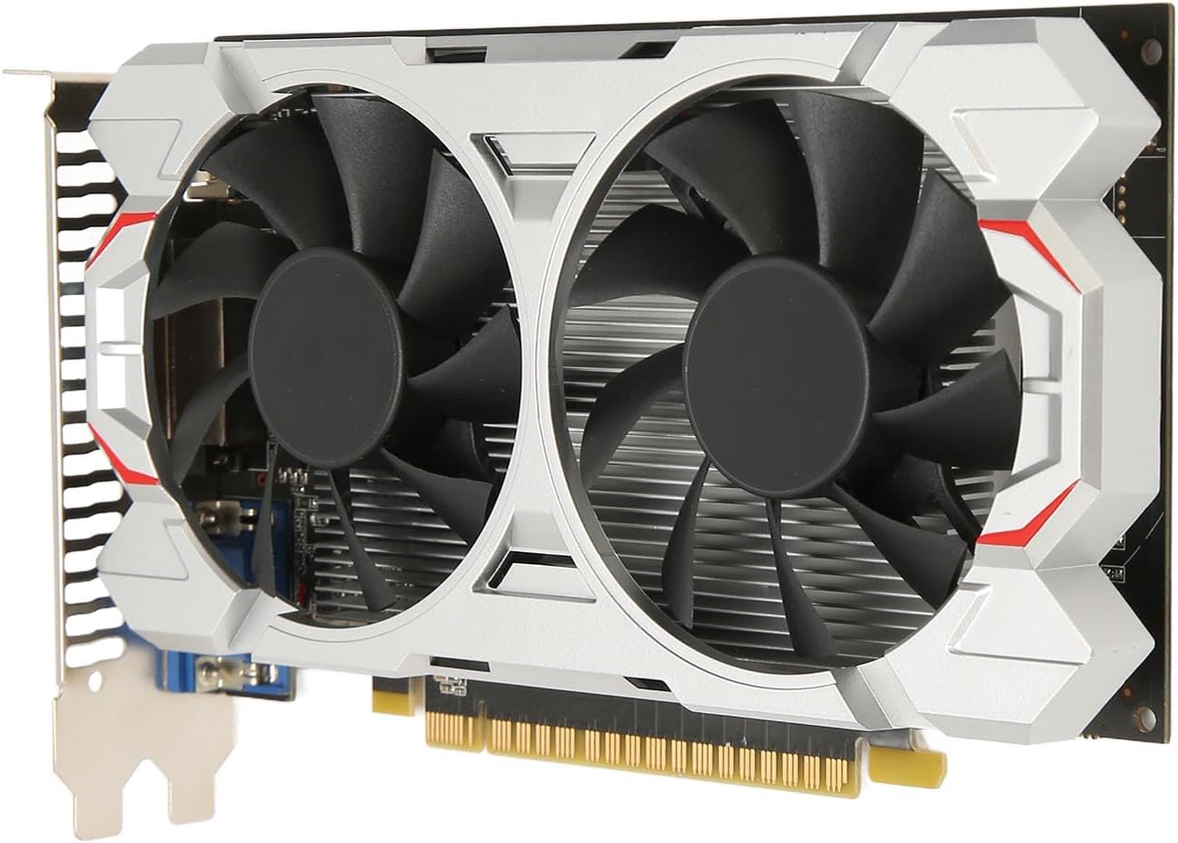 1050 Ti Graphics Card, 4GB, 128 Bit, GDDR5, Desktop Video Card for PC Gaming, DisplayPort, DVI D, PCI Express X16 3.0, 8K Support, Cooling Fans (GTX1050Ti 4GB DDR5 128bit)
