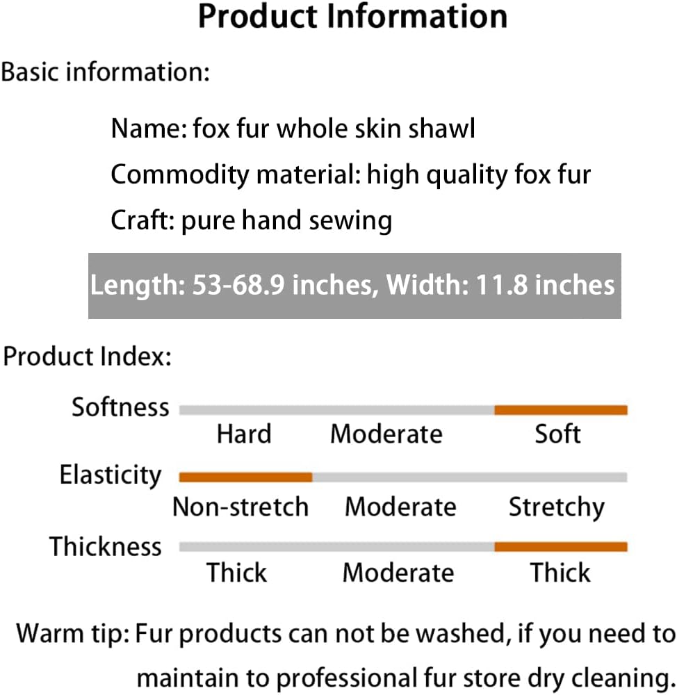 DAISHA Unisex Winter Long Scarf Neck Warmer Shawl,Cold Weather Thick Warm Fox Fur Scarves,Noble Christmas New Year Gift.