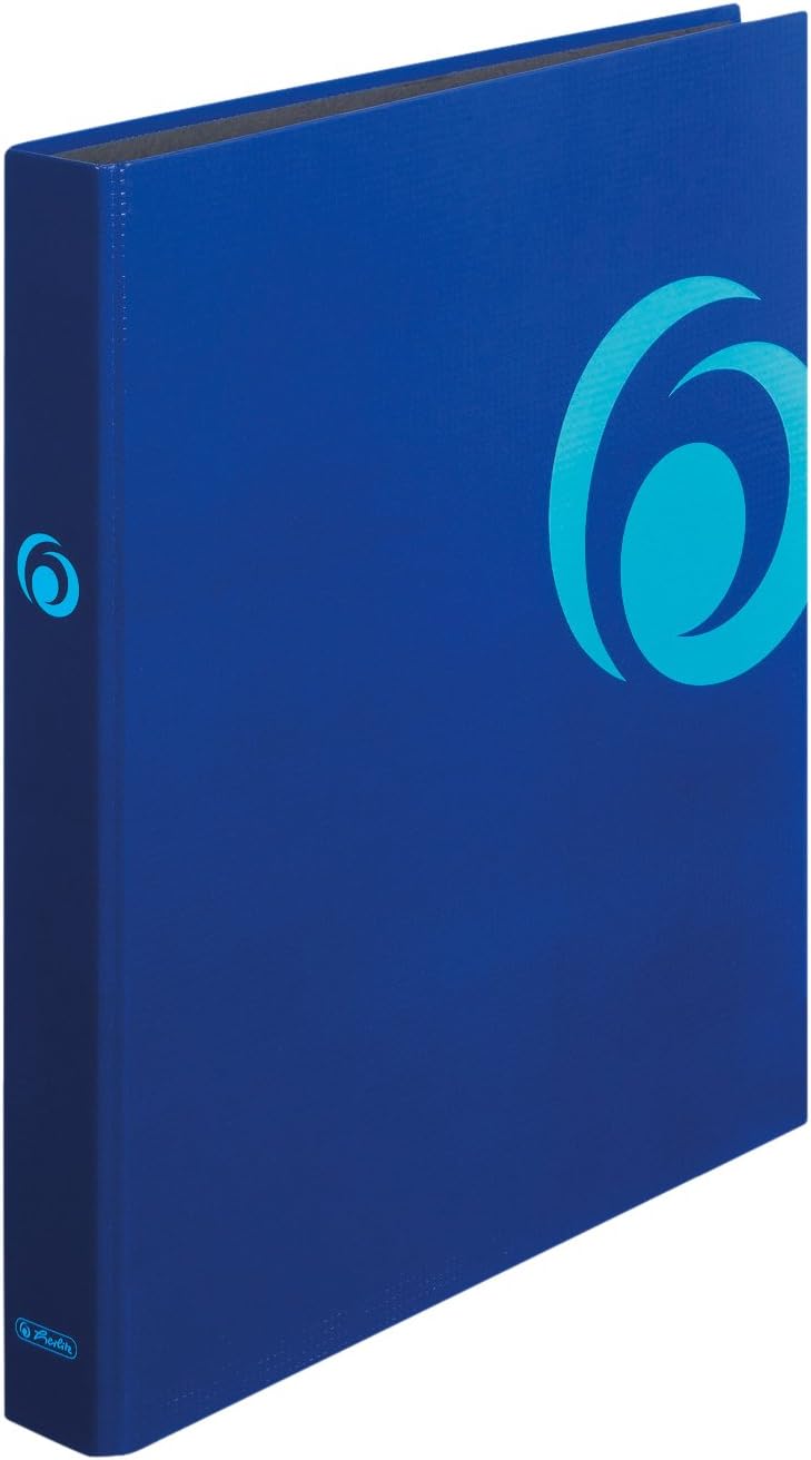 Herlitz max. File Fresh Ring Binder A4 2 Ring Binder – Combination 25 mm – Pack of 1, Blue Blue