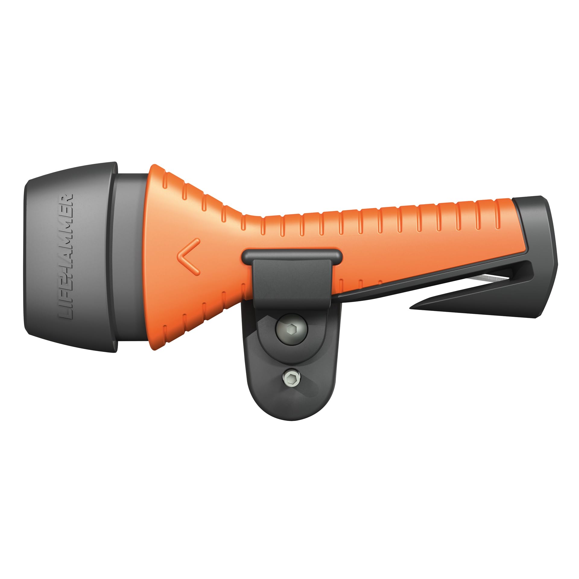 LIFEHAMMER EVOLUTION - Automatischer Notfallhammer für Auto - Nothammer mit Gurtschneider und Antirutsch Griff - Integrierter Sicherheitsschneider - Ultraharter Keramikhammerkopf - Zerstört Autoglas