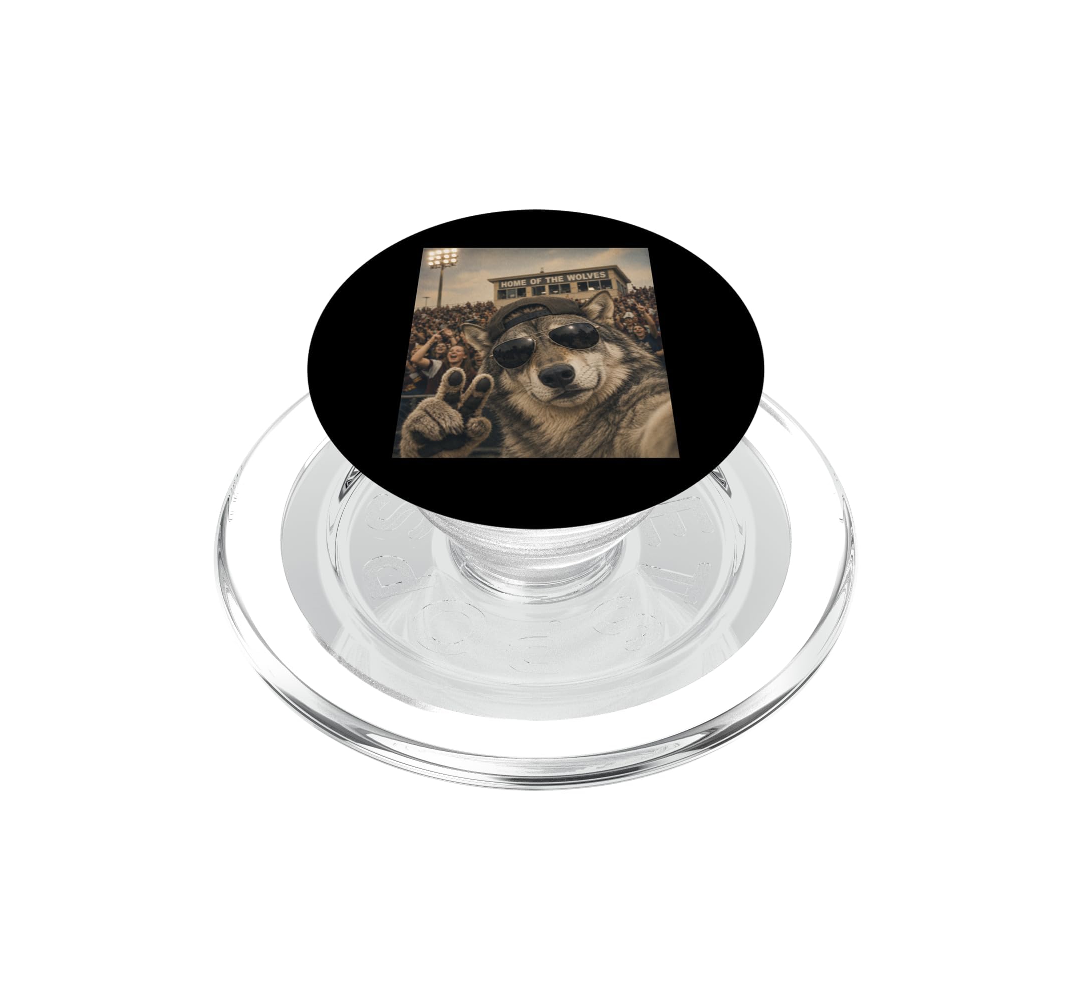 PopSockets PopGrip para MagSafe de Wolf Student con anillo magnético extraíble 6