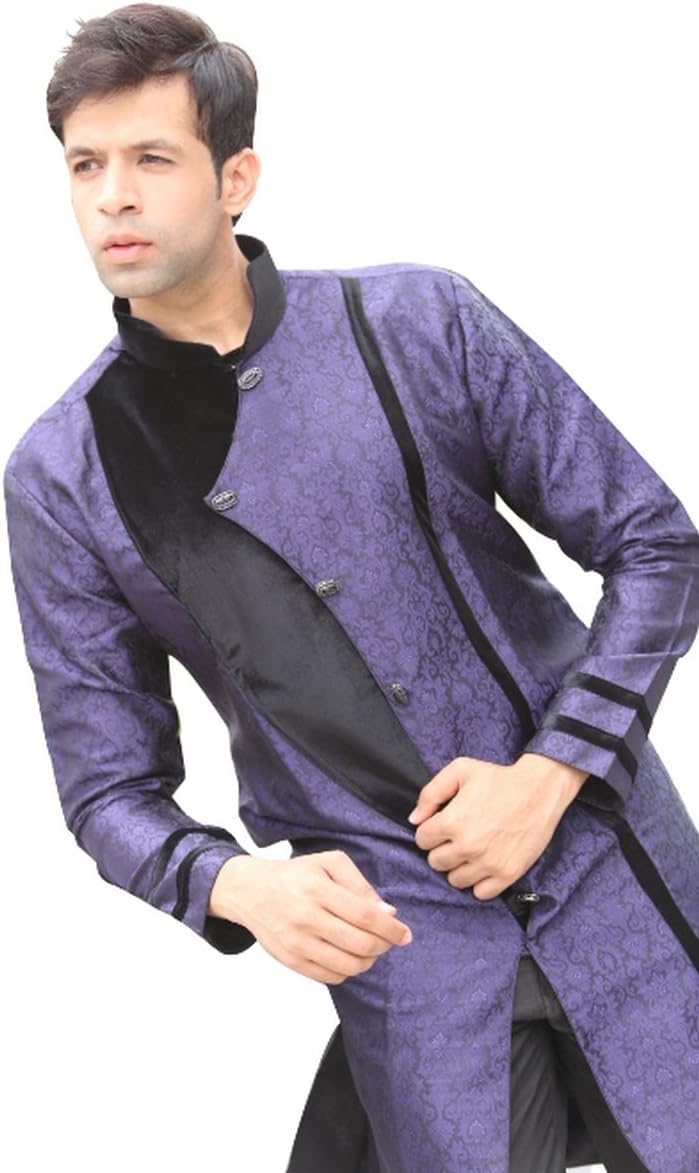 Stylish Indian Wedding Indo-Western Sherwani for Men