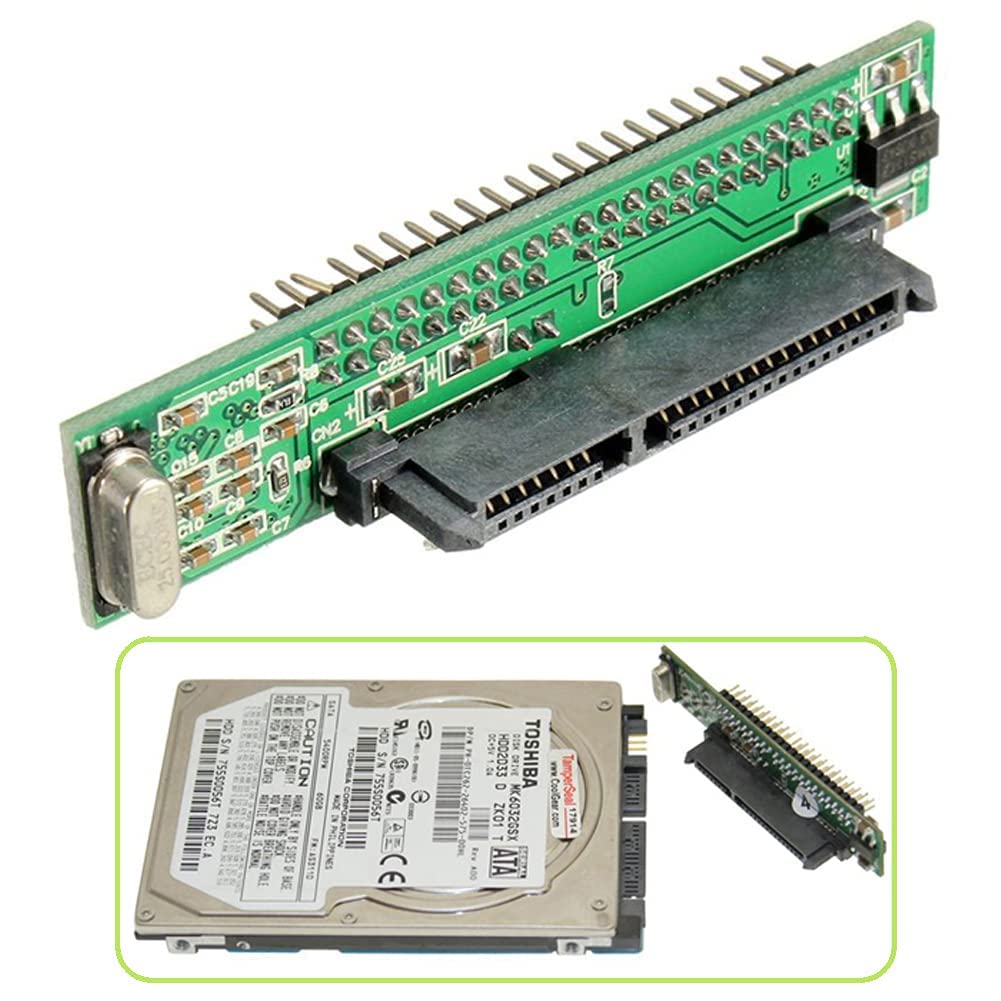 Adattatore Ide Generico Adattatore IDE 2.5" A 3.5" - Convertitore Da 44 Pin A 40 Pin Per Dischi Rigidi PC Chiavetta Internet