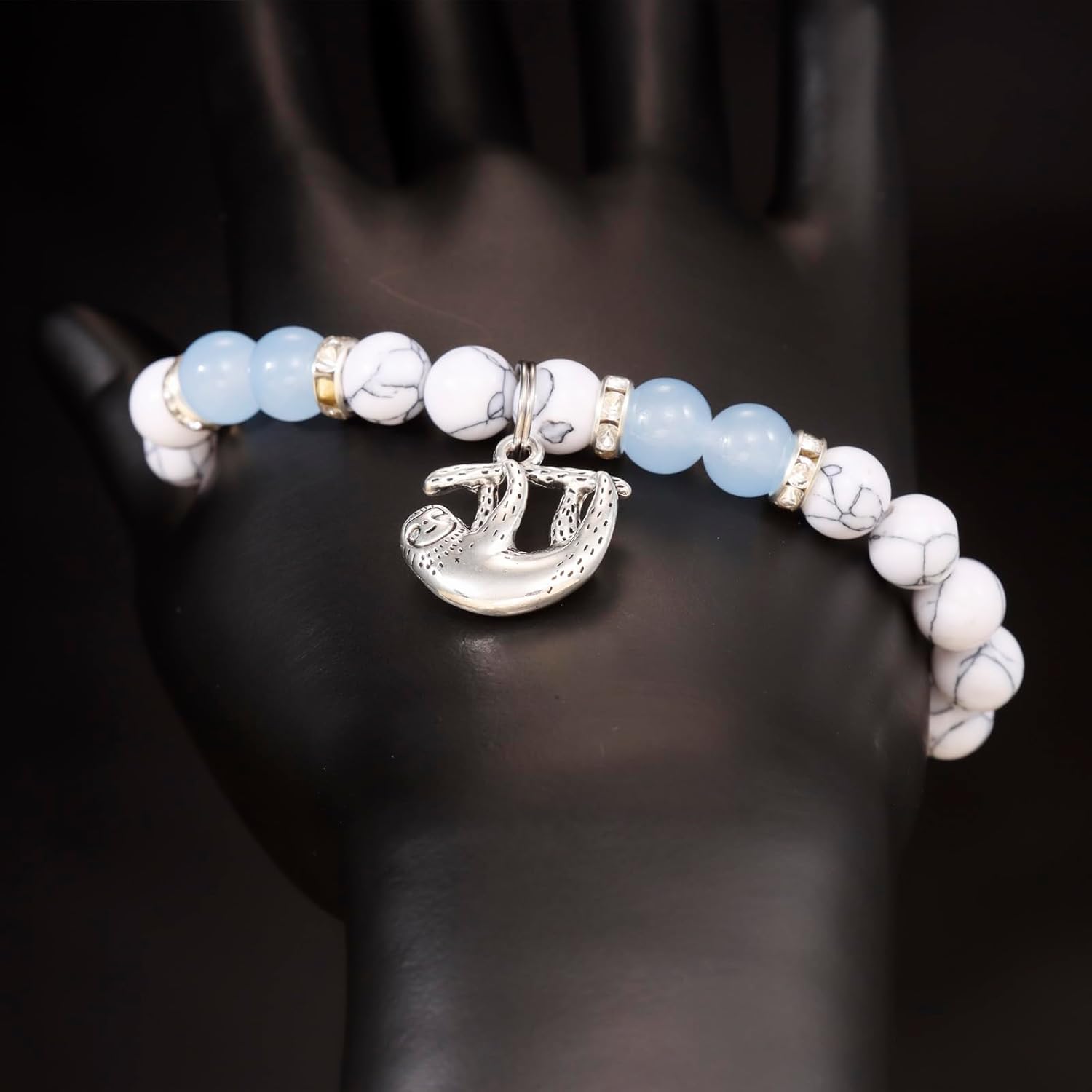 Kivosliviz Sloth Bracelet Gifts for Women Adults Sloths Lovers Themed Birthday Stuff Jewelry Sloth Bracelet - Image 6