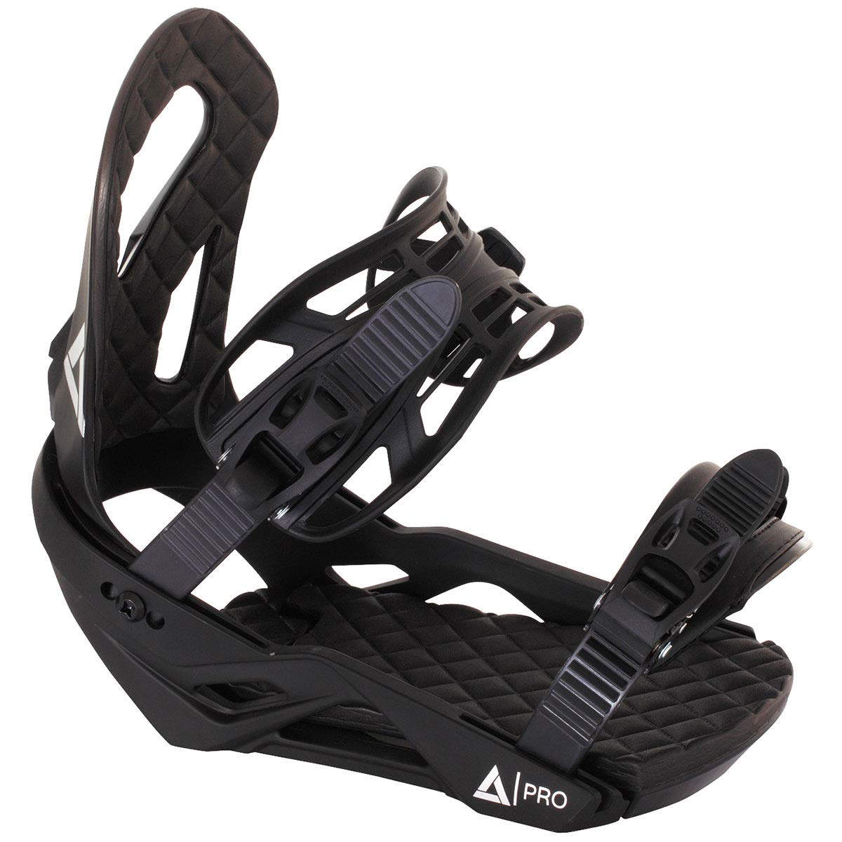 Airtracks - Attacchi da snowboard per snowboard, con chiusura morbida, taglie S/M L/XL
