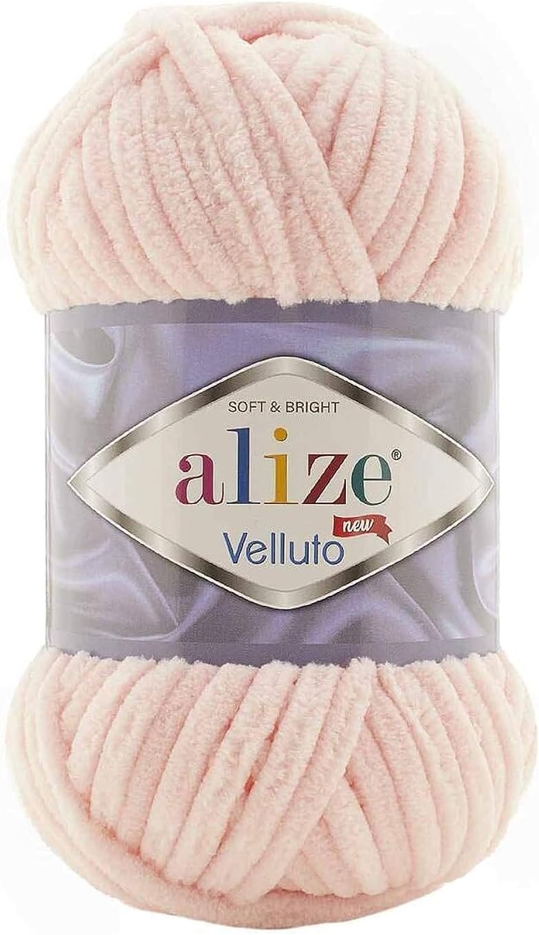 55% Cotton 45% Acrylic Alize Cotton Gold Yarn 1 Skein/Ball 100 gr 360 yds (161 - Powder)