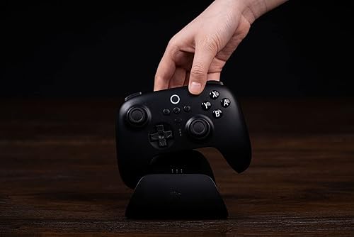 Vista 2 de 8Bitdo Ultimate Bluetooth Controller with Charging Dock, Bluetooth Controller Wireless Switch Controller for Switch and Windows(Black)