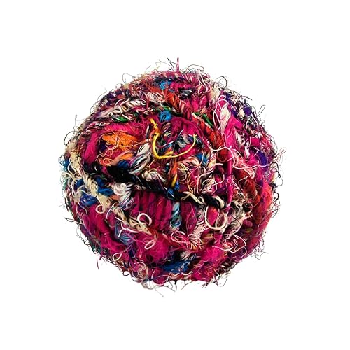 KNITSILK Recycled Sari Silk Yarn – 1 x 100g Multicolour