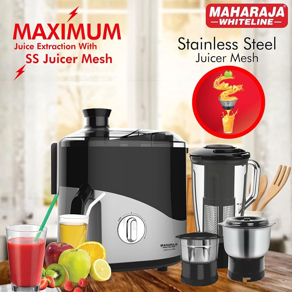 Watt Juicer Maharaja Whiteline Desire Juicer Mixer Grinder
