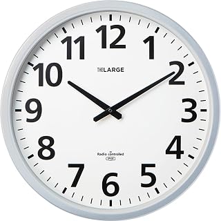 キングジム KINGJIM 掛け時計 電波時計 大型 オフィス