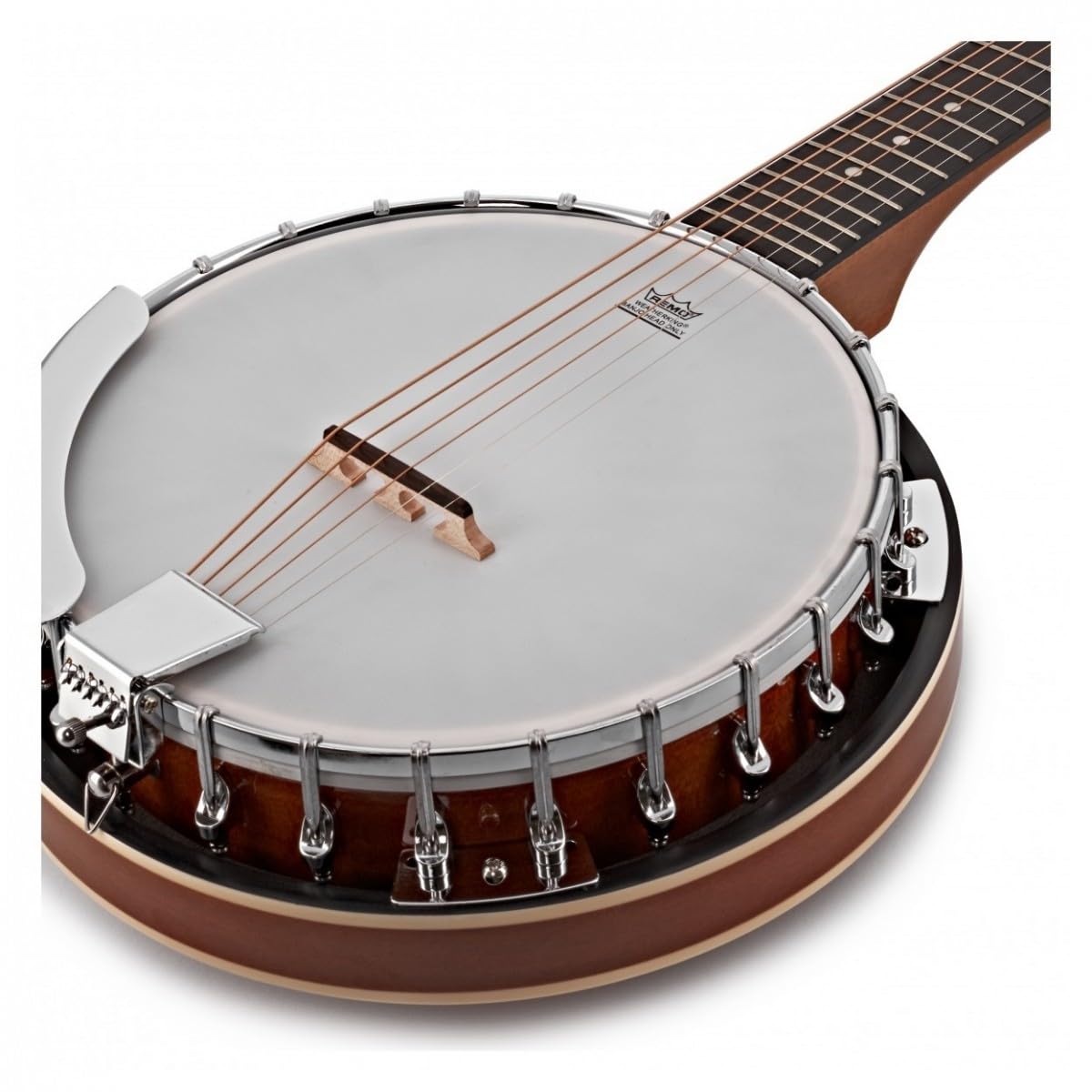 Gear4music Chitarra banjo a 6 corde con borsa e accordatore per paletta