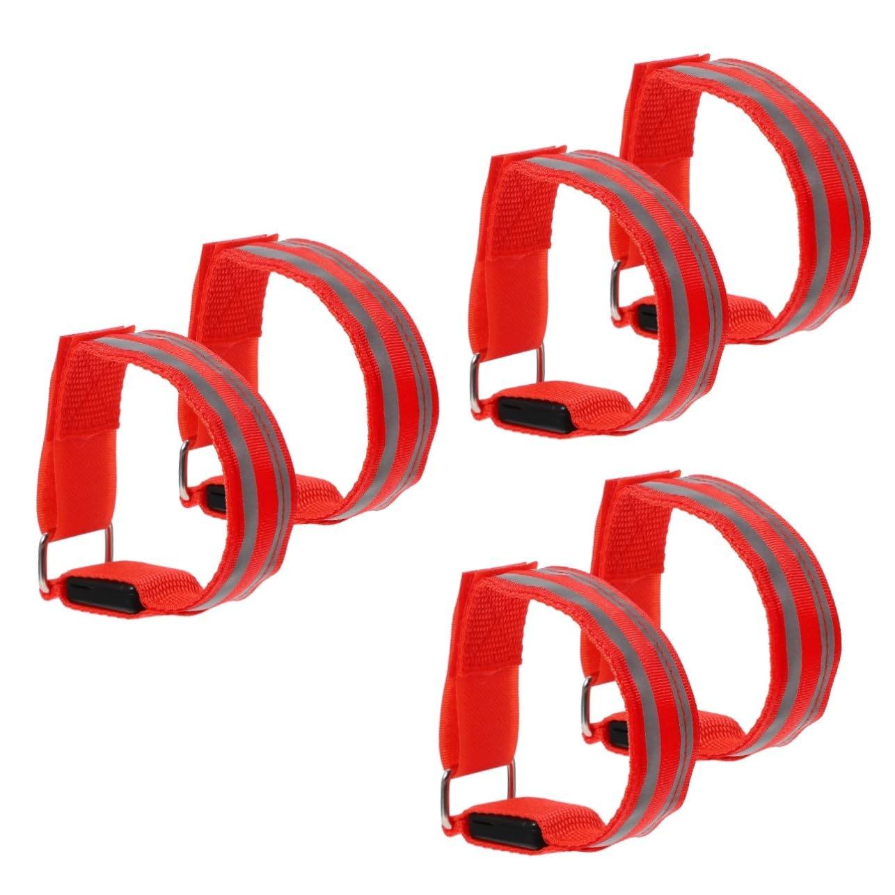 Toddmomy 6piezas Brazaletes Led Luminosos Recargables para Correr y Actividades Al Aire Reflectantes y Ligeros para Seguridad La Noche