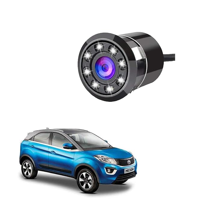 Autokraftz Car Reverse Parking View Led Camera for Tata Nexon Amazon