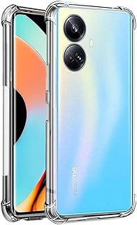 Protective Shock Absorption Bumper Transparent soft Armor Case For Oppo Realme 10 Pro+ / Realme 10 Pro Plus (Clear)