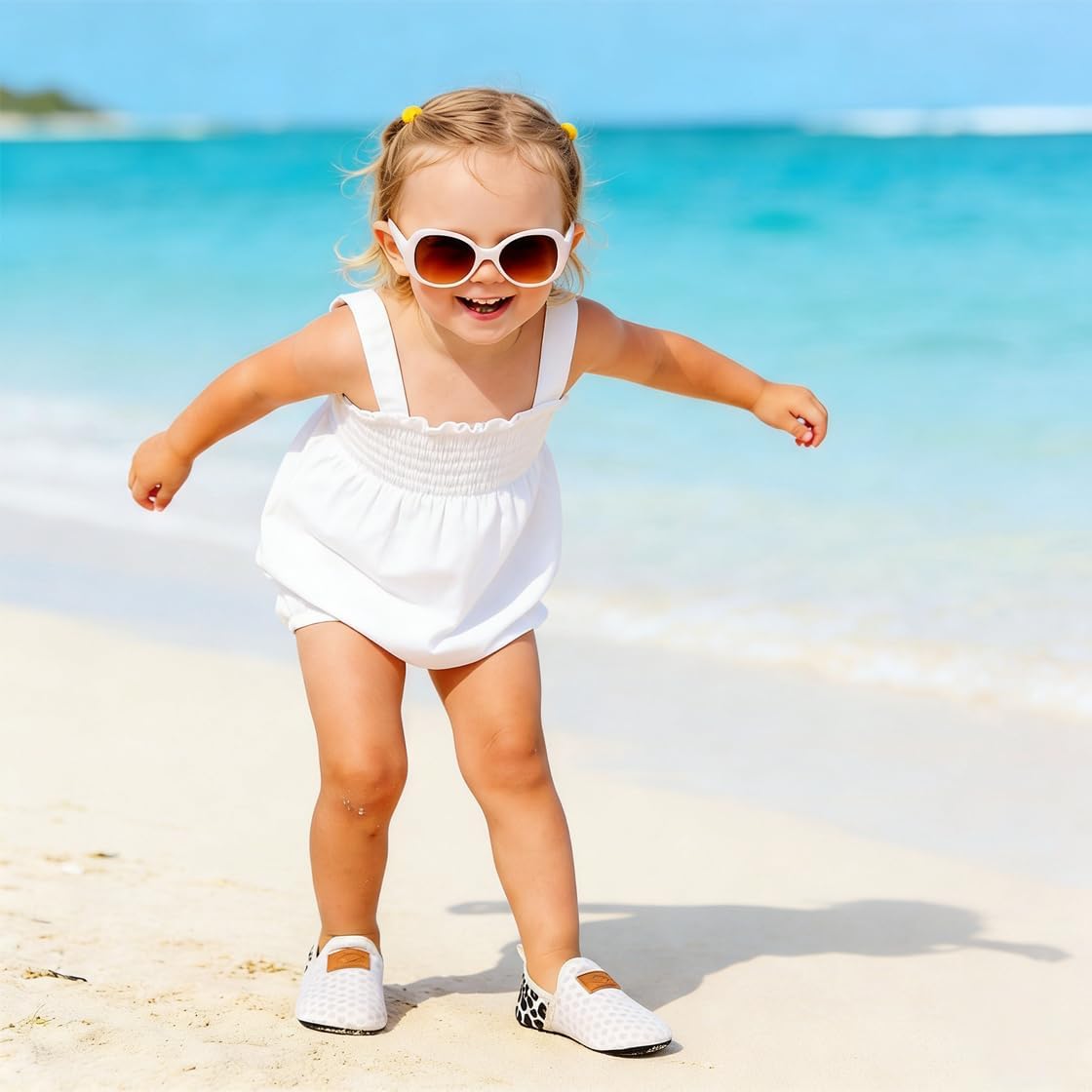 Lefflow Toddler Water Shoes Kids Quick Dry Beach Swim Socks Shoes Baby Non Slip House Slippers - Image 2