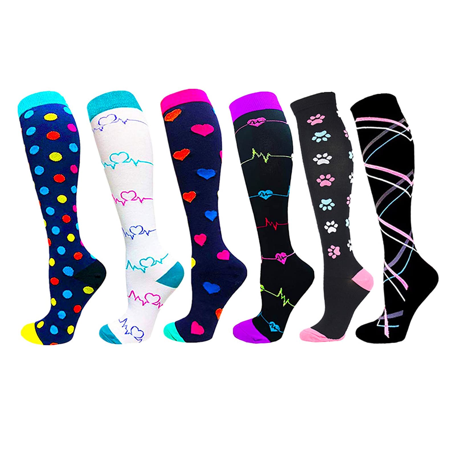 Calze Vene Varicose Gravidanza Calze A Compressione CFA Sportive - Made In EU Per Circolazione E Recupero Muscolare Calze Compressione Sport - Foto 10