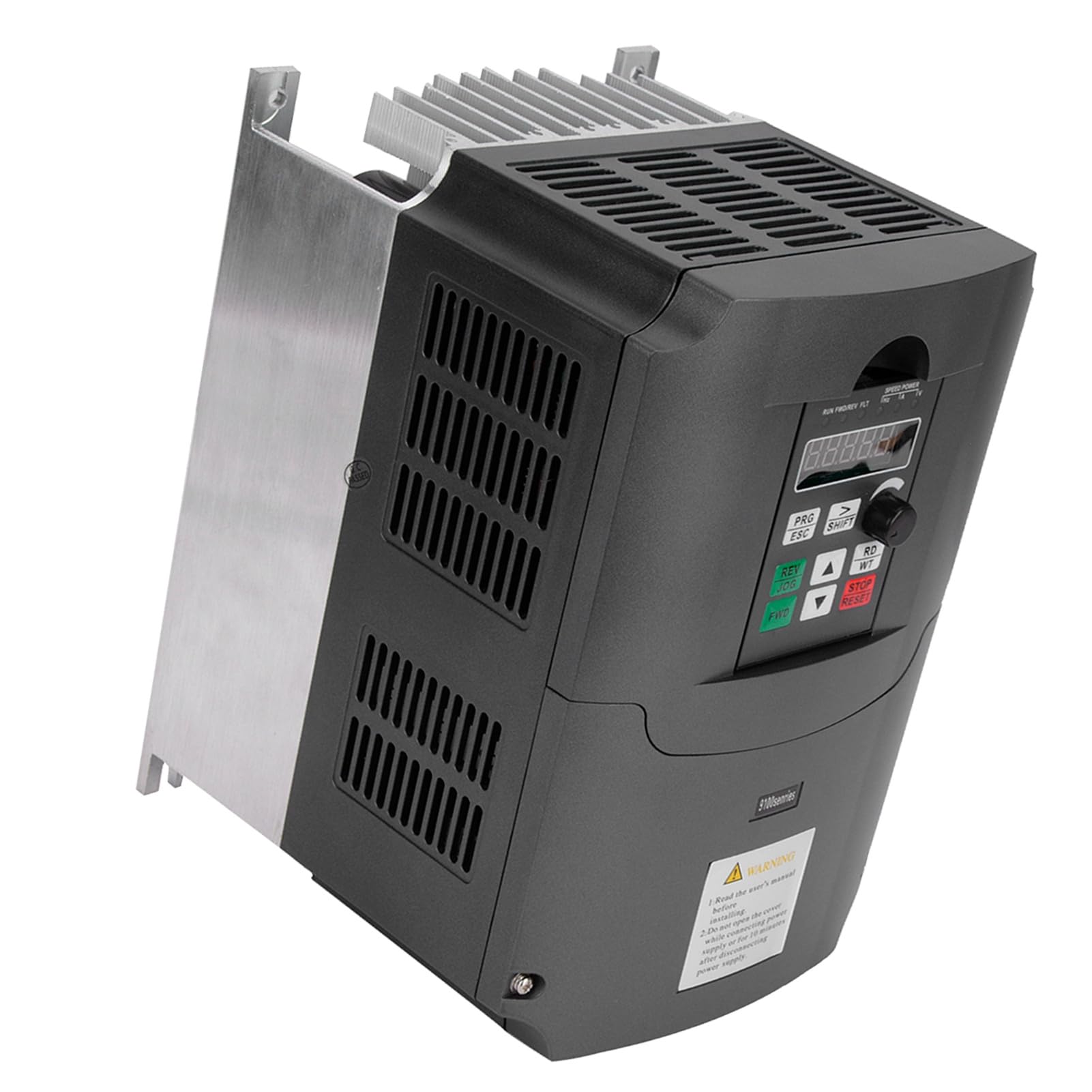 NFLIXIN Variador de frecuencia monofásico 220 V CA Entrada trifásico 380 V CA Salida 7,5 KW Controlador de motor con impulsor PWM para trituradora Bomba de agua Máquina tex