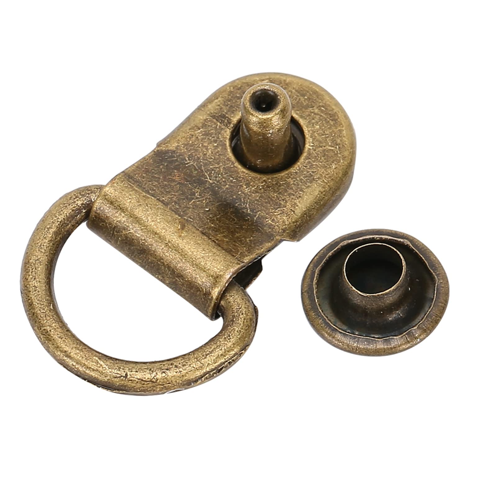 20 Sets Stiefelhaken Mit Nieten Bronze - Metall Schuhhaken Für Reparatur & Basteln
