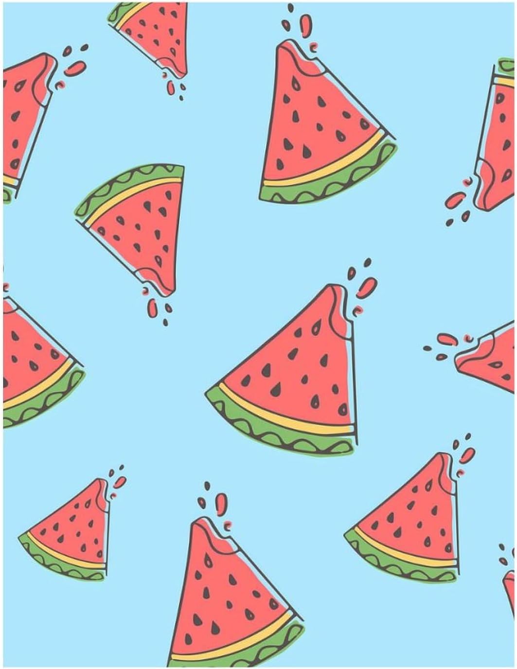 Watermelon Pieces Diamond 5D Painting Kits with Frame DIY Full Round Drill Gem Art Crafts for Home Wall Decor 16 X 20in White Wood 40 * 50cm