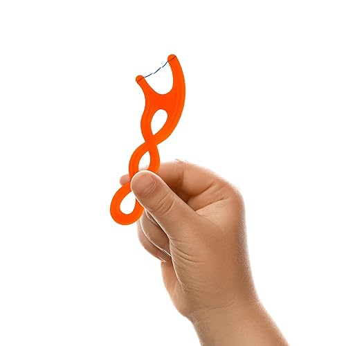 Miniatura 8 de GUM Crayola Twistables - Hilo dental para niños con flúor, diseñado para manos pequeñas, tres divertidos sabores de frutas, palillos de hilo dental