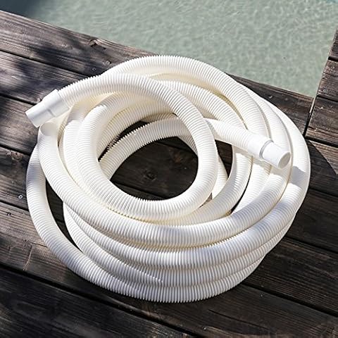 Desjoyaux Pools - Swimming Pool Vacuum Hose - 12m - Strong & Flexible - For Pool Cleaning & Maintenance - Reusable - Cuffs Included Cover