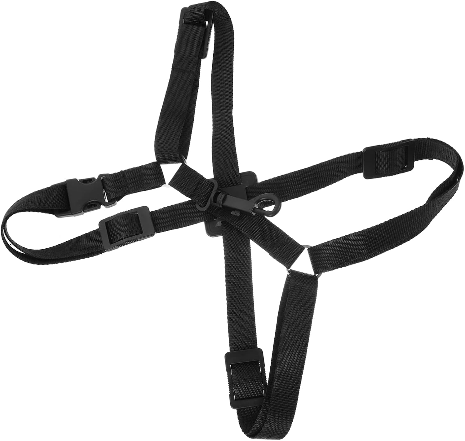 Kisangel Adjustable Alto Tenor Saxophone Harness Shoulder Strap Comfortable Black Sax Strap for Musicians Fits Saxophones and Woodwind Instruments