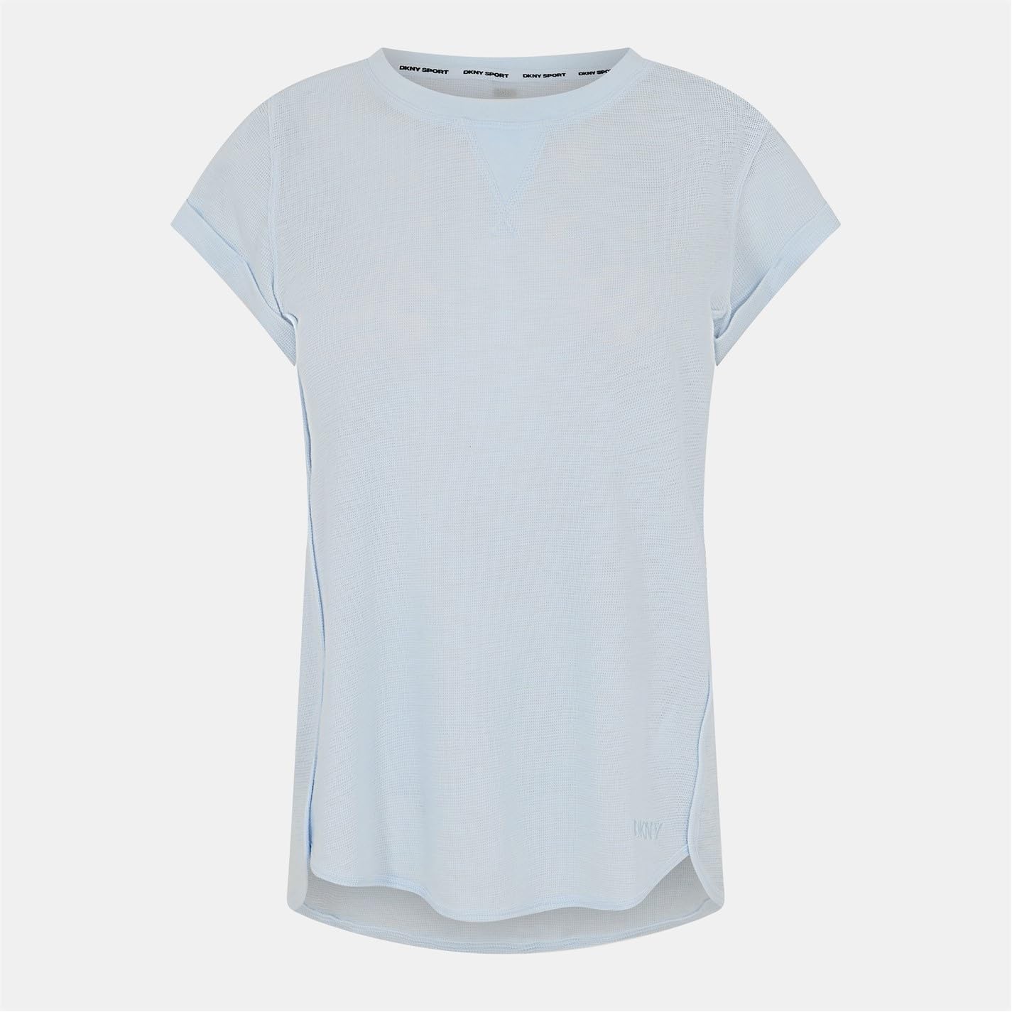 DKNY Women's Short Sleeve Mini Slub Waffle T-Shirt
