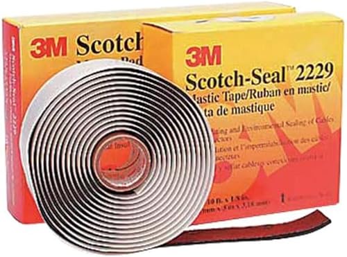 3M ElectricalTape,Blk,3-3/8ydL,3-3/4inW,PK8 2229-3-3/4X10FT 