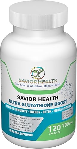 Miniatura 7 de Ultra Glutatión Boost - Suplemento para aumentar el glutatión L con extractos de plantas de hierbas, minerales, vitaminas, antioxidantes y