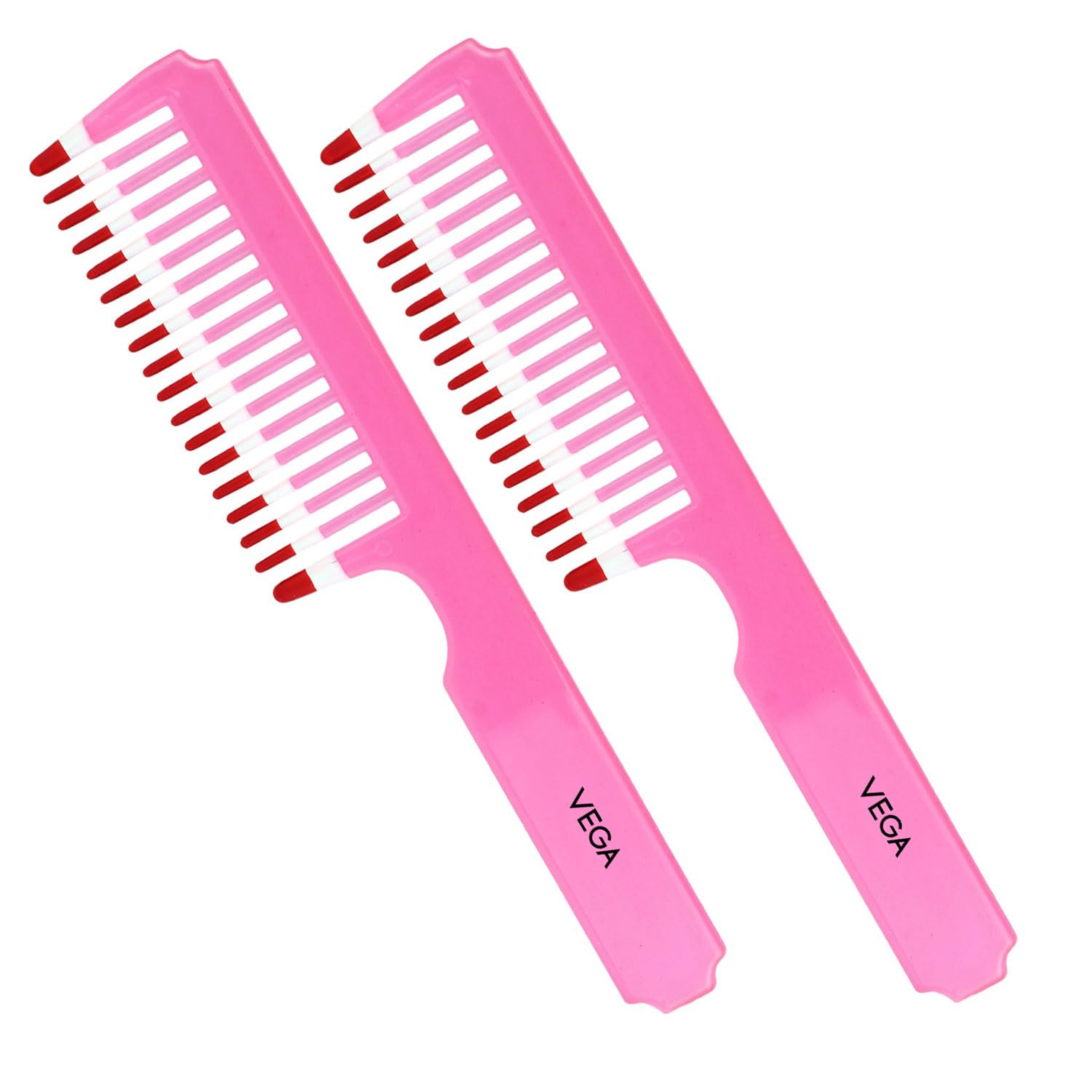 Vega Grooming Hair Comb, (India's No.1* Hair Comb Brand) For Men and Women,Pink, Pack of 2,(VC21267)-image-17