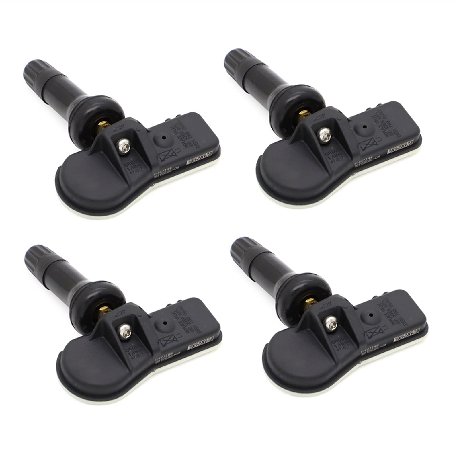 Lot de 4 capteurs de Pression des pneus 9811536380 TPMS, pour Peugeot 207 301 308 3008 408 508 5008, pour Citroën C4 C5 DS4 DS5