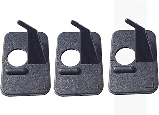 SHARROW 12pcs Archery Arrow Rest Plastic Adhesive Recurve Bow Rests Bow Accessories Hunting Left and Right Hand (Left Hand)